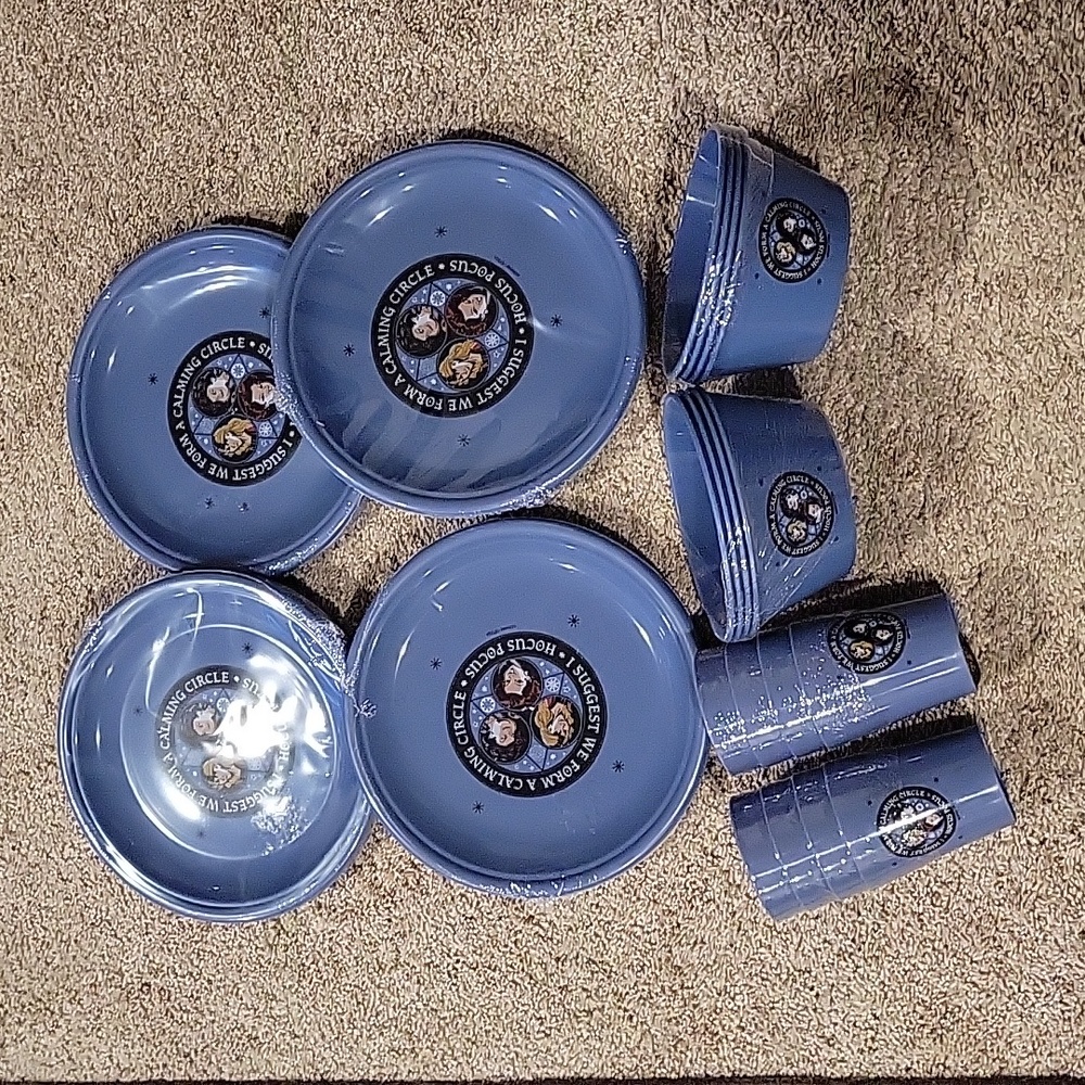 NWT Hocus Pocus plastic wear - light blue